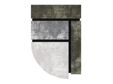 ISLAND PEPE NERO - Hand-tufted rug in bamboo and wool by Sirecom Tappeti - view 2